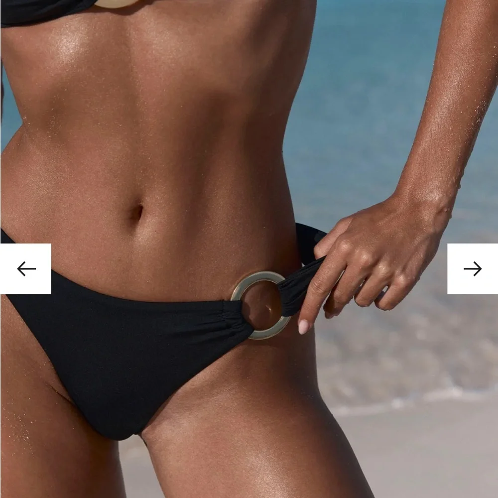 Monday Swimwear Bronte Bikini top and bottom in black